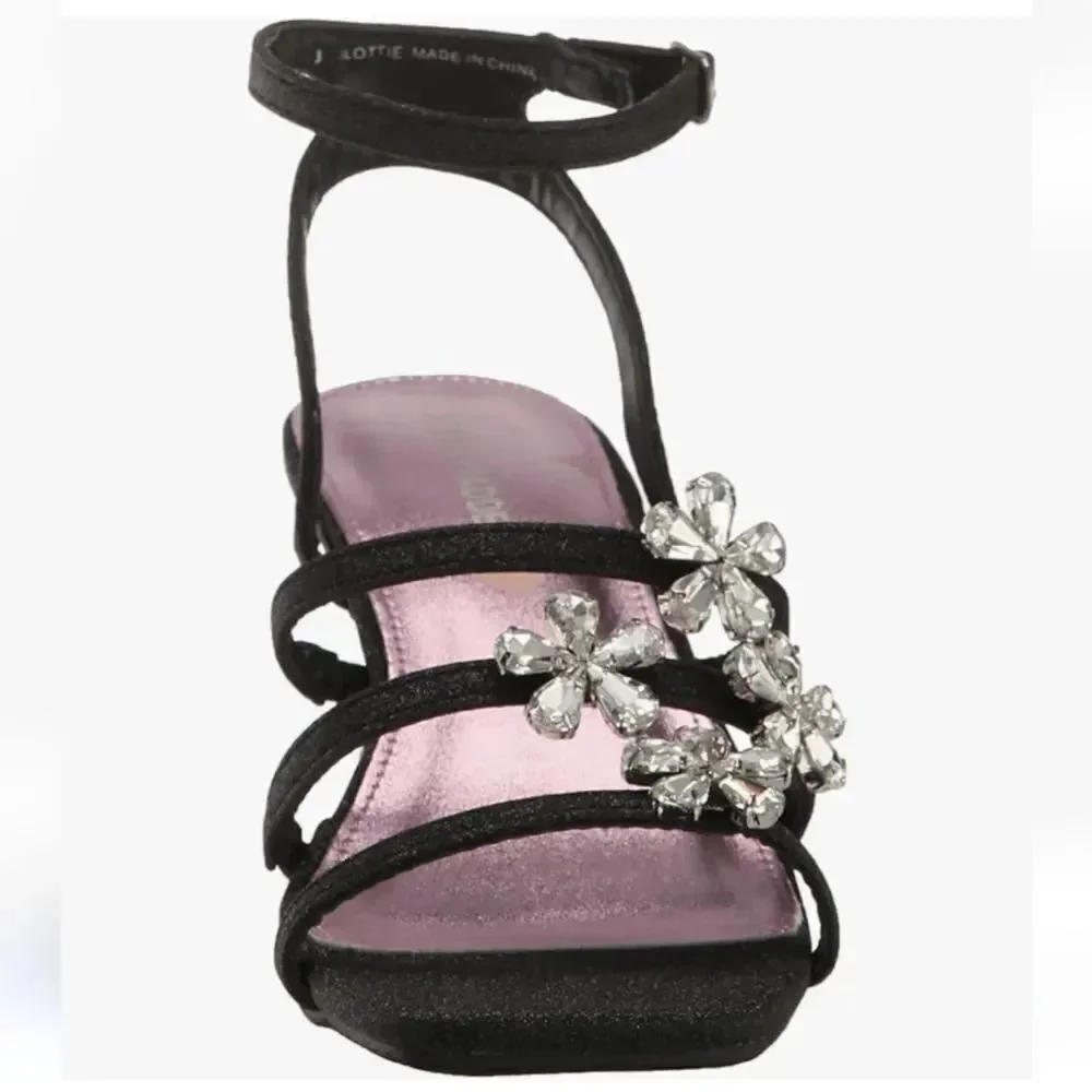 BRAND NEW STEVE MADDEN  LOTTIE HEELED (Little Kid/Big Kid) SANDAL